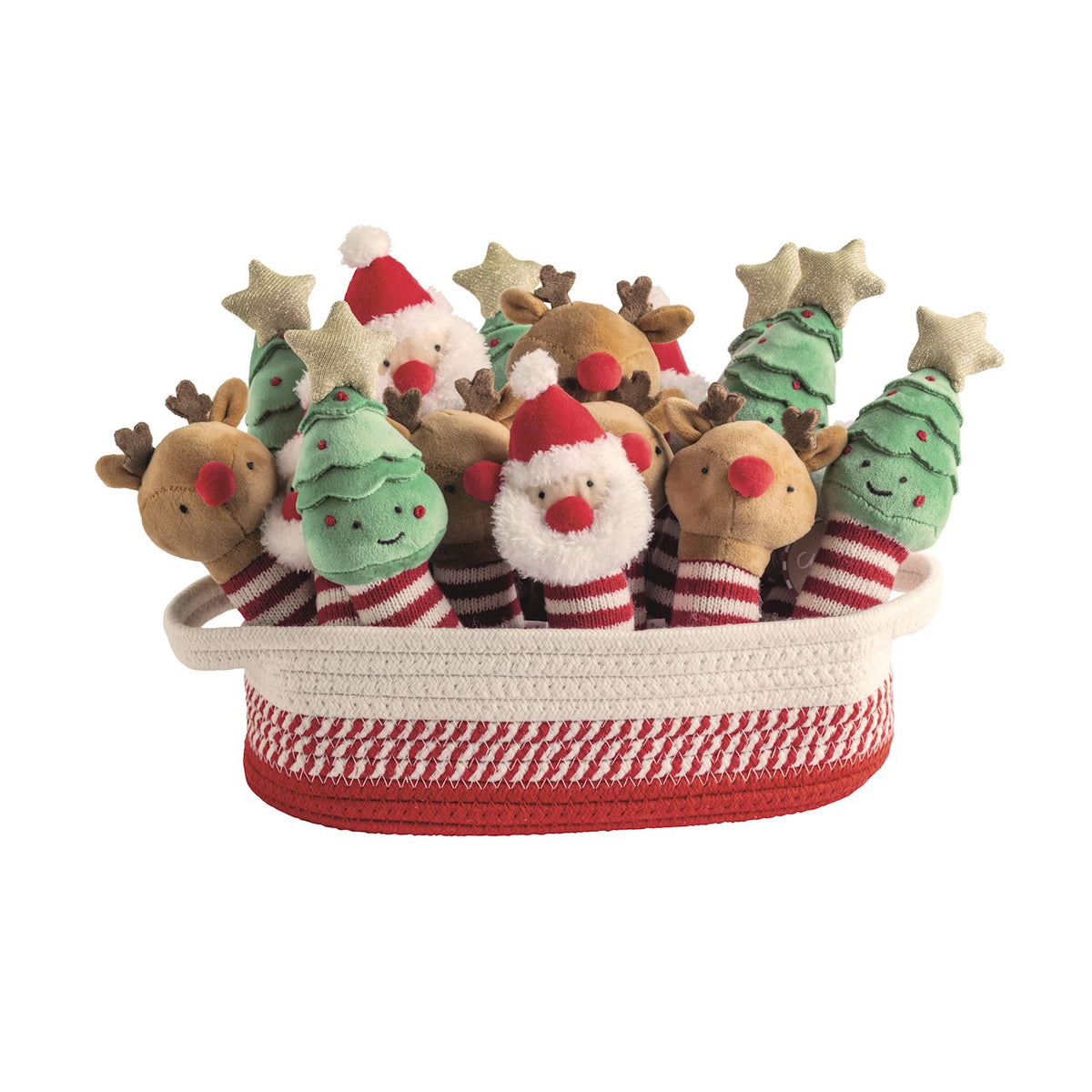 Christmas Rattles – Soft Minky Plush Baby Rattle