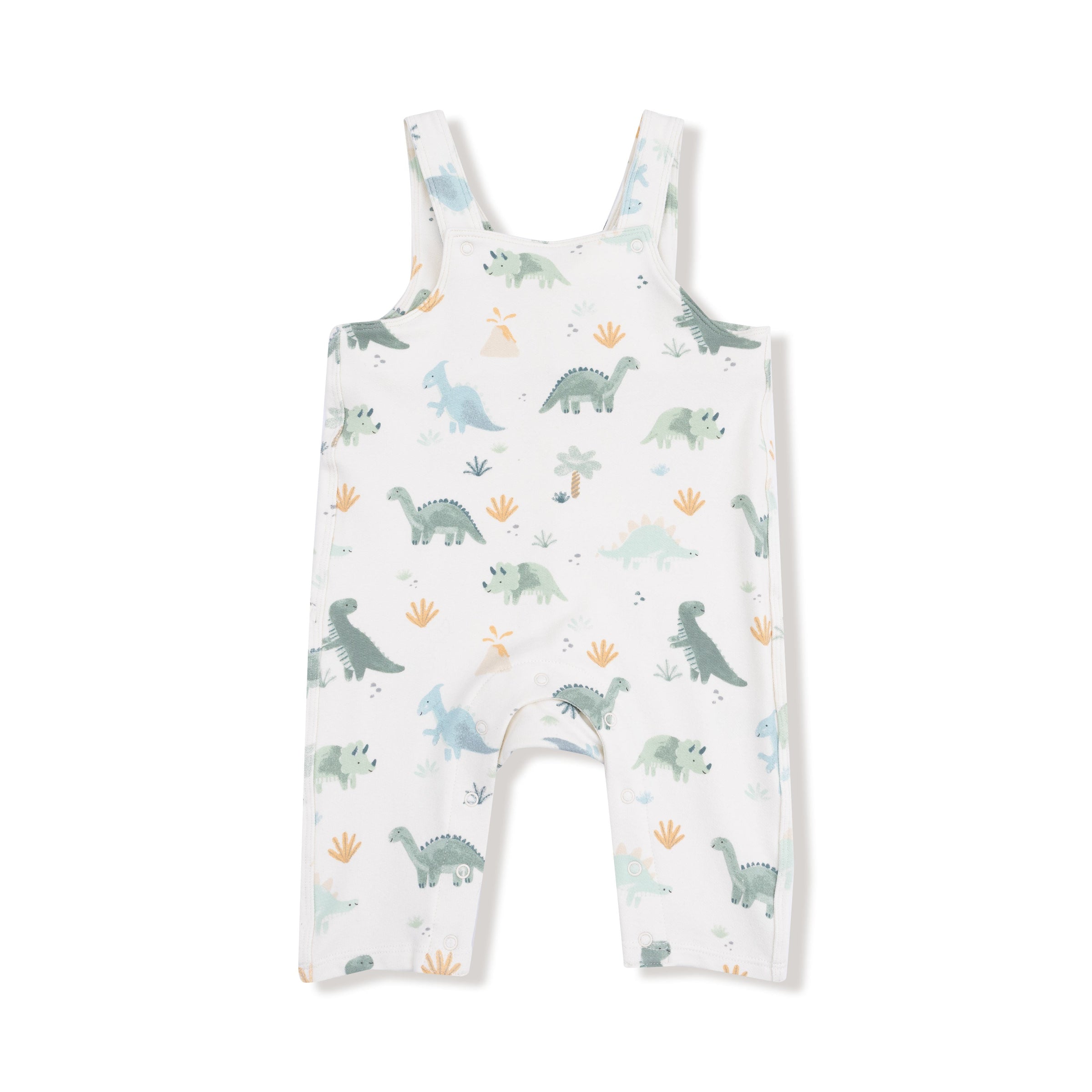 Soft Dinos - Green - Overalls