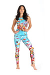 Flower Bomb Printed Yoga Leggings