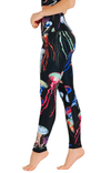 Electric Flow Printed Yoga Leggings