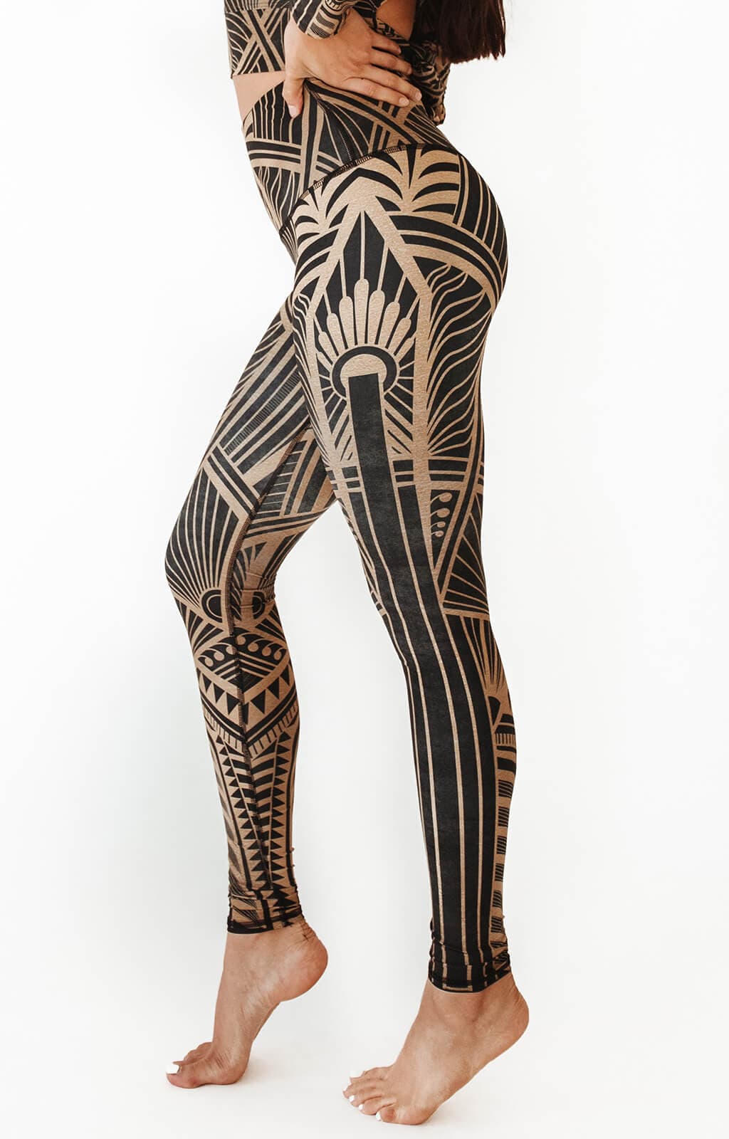 Elegant Empire Printed Yoga Leggings