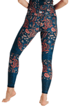 Festival Denim Printed Yoga Leggings