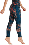 Festival Denim Printed Yoga Leggings