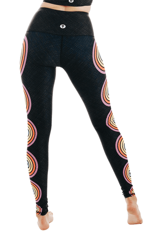 Double Rainbow Printed Yoga Leggings