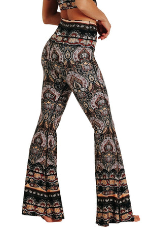 Espresso Yourself Printed Bell Bottoms