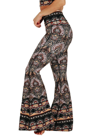 Espresso Yourself Printed Bell Bottoms