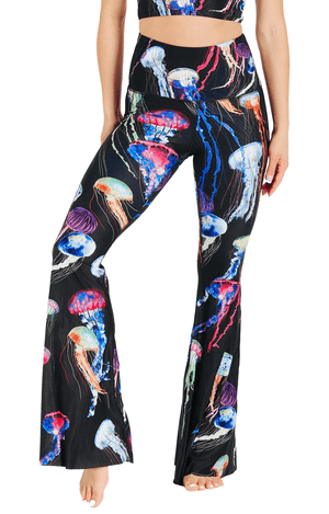 Electric Flow Printed Bell Bottoms