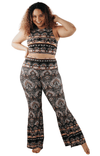 Espresso Yourself Printed Bell Bottoms