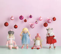 Rat King Plush Bestie – Faux Linen Nutcracker Christmas Doll