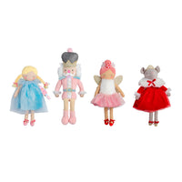 Rat King Plush Bestie – Faux Linen Nutcracker Christmas Doll