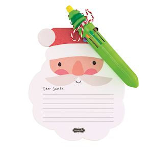 Christmas Letters To Notepad & Pen Set