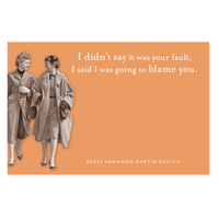 Blame You Sticky Note