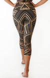 Elegant Empire Printed Yoga Crops