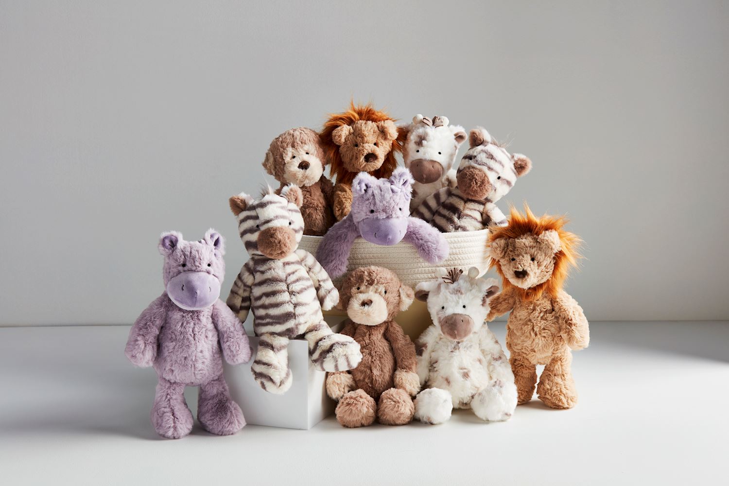 Safari Plush Sitters – Weighted Sitting Plush