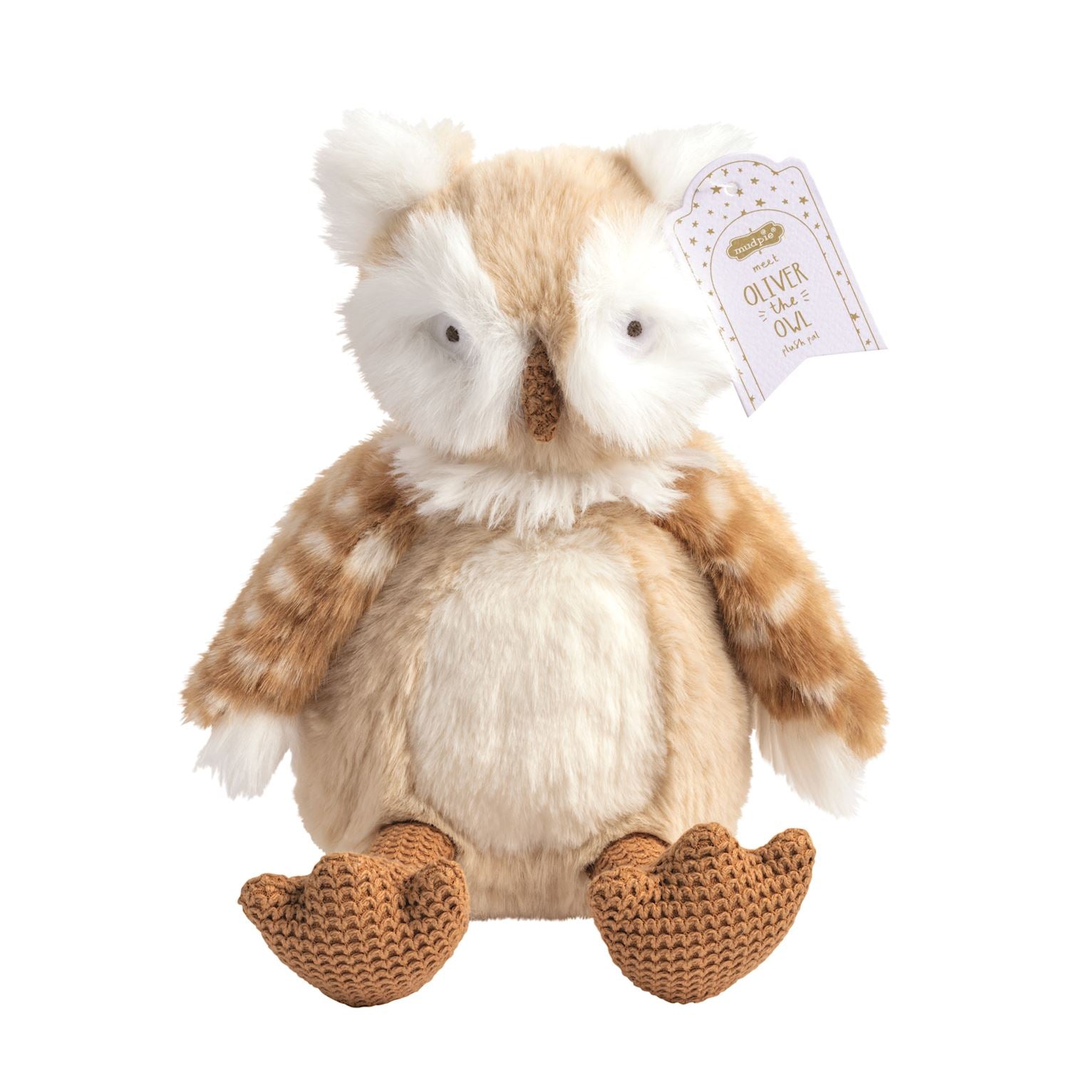 Oliver The Owl Plush Pal – Soft Fur Plush with Sweater Knit