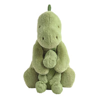 Dino Mama & Baby Plush Set – Magnetic Hands Hold the Baby