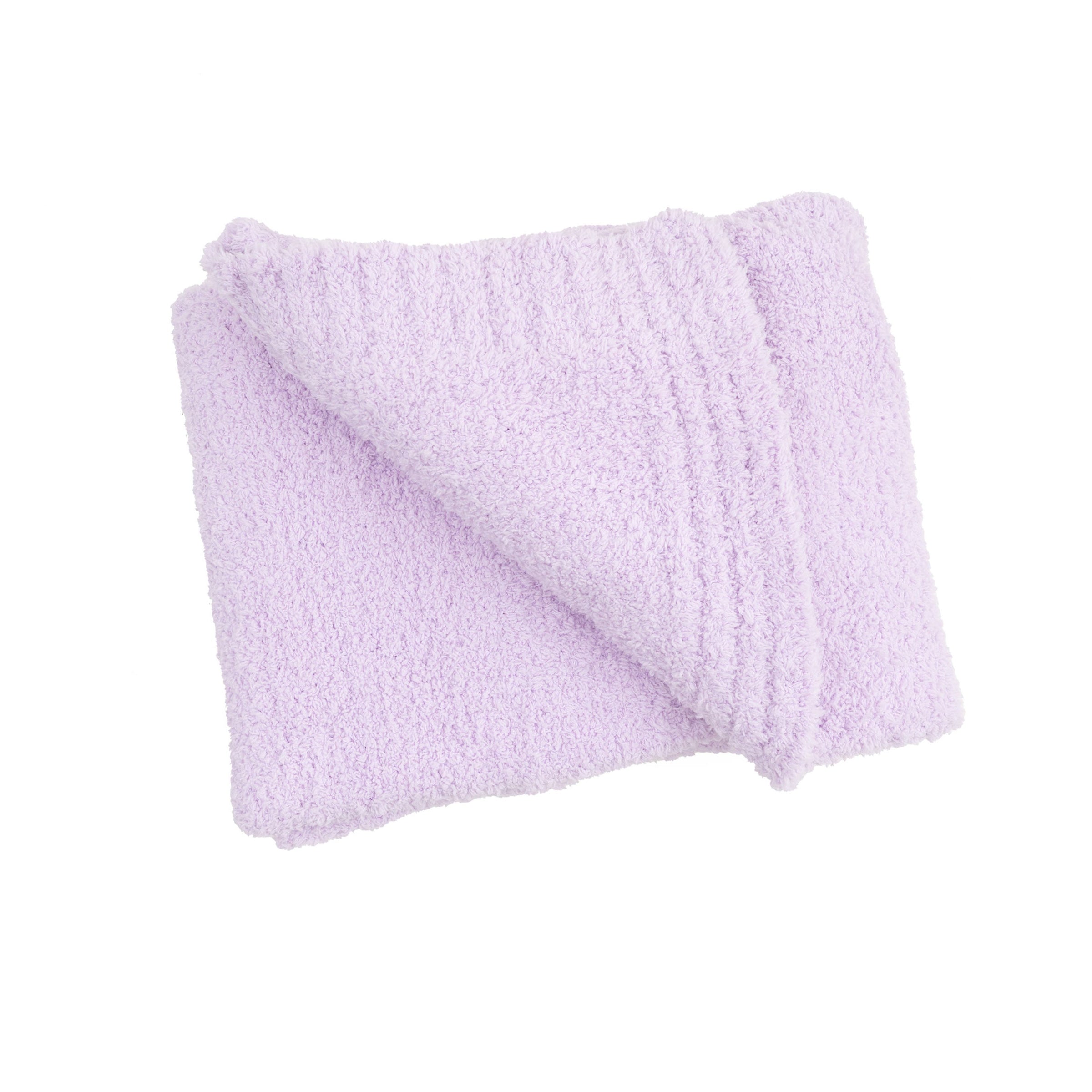 Chenille - Lavender Stroller Blanket
