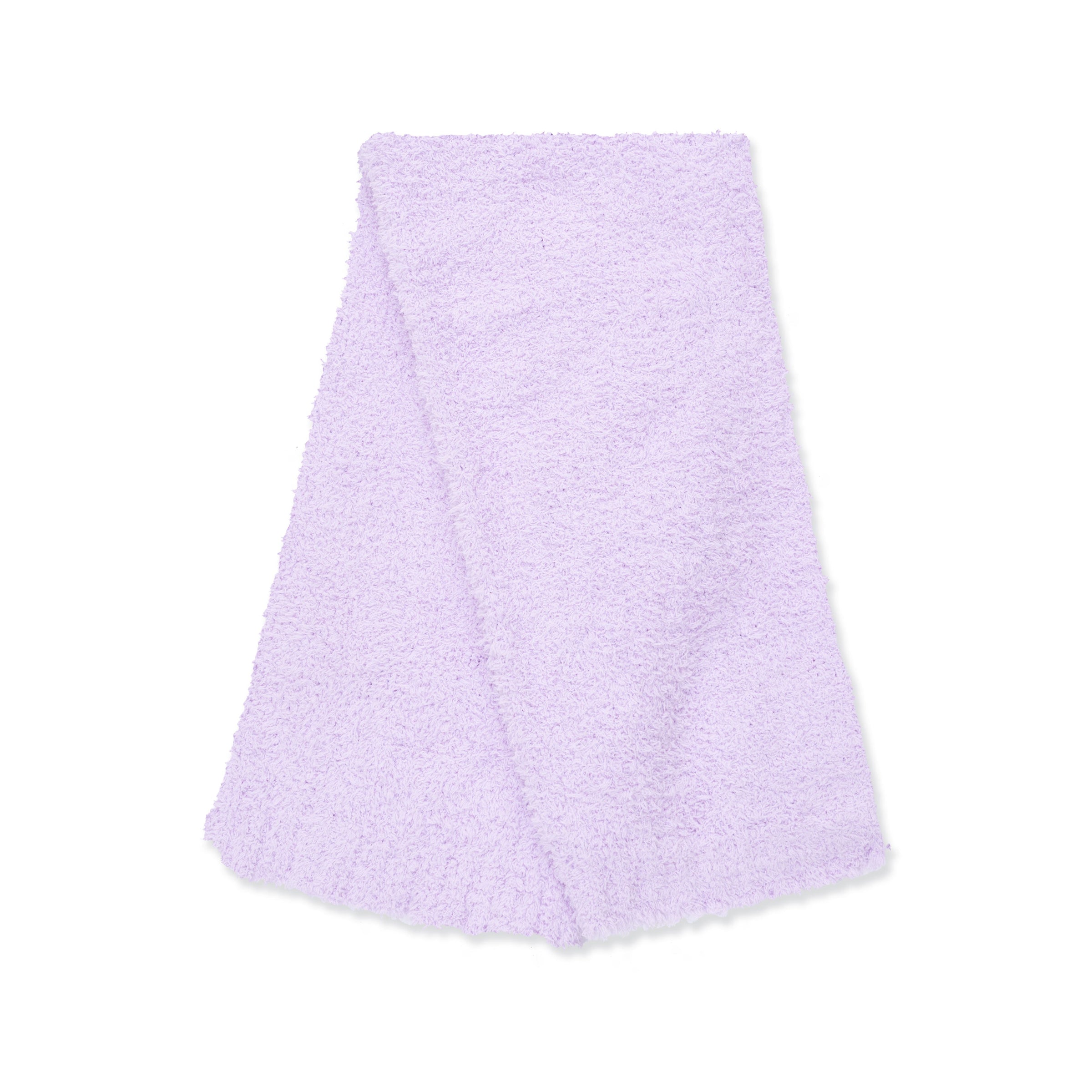 Chenille - Lavender Stroller Blanket