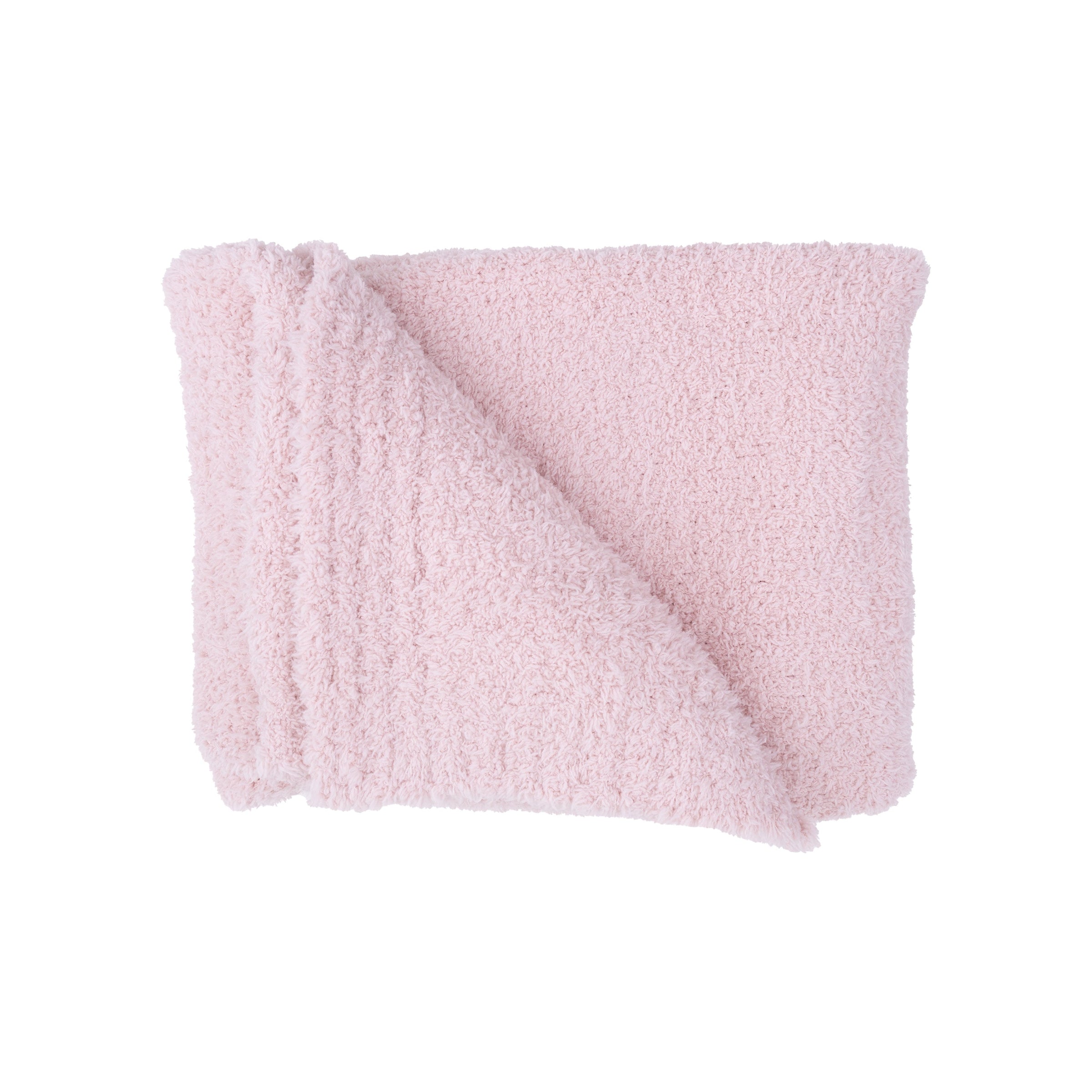 Chenille - Blush Stroller Blanket