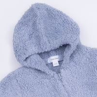 Chenille - Dusty Blue Hooded Romper