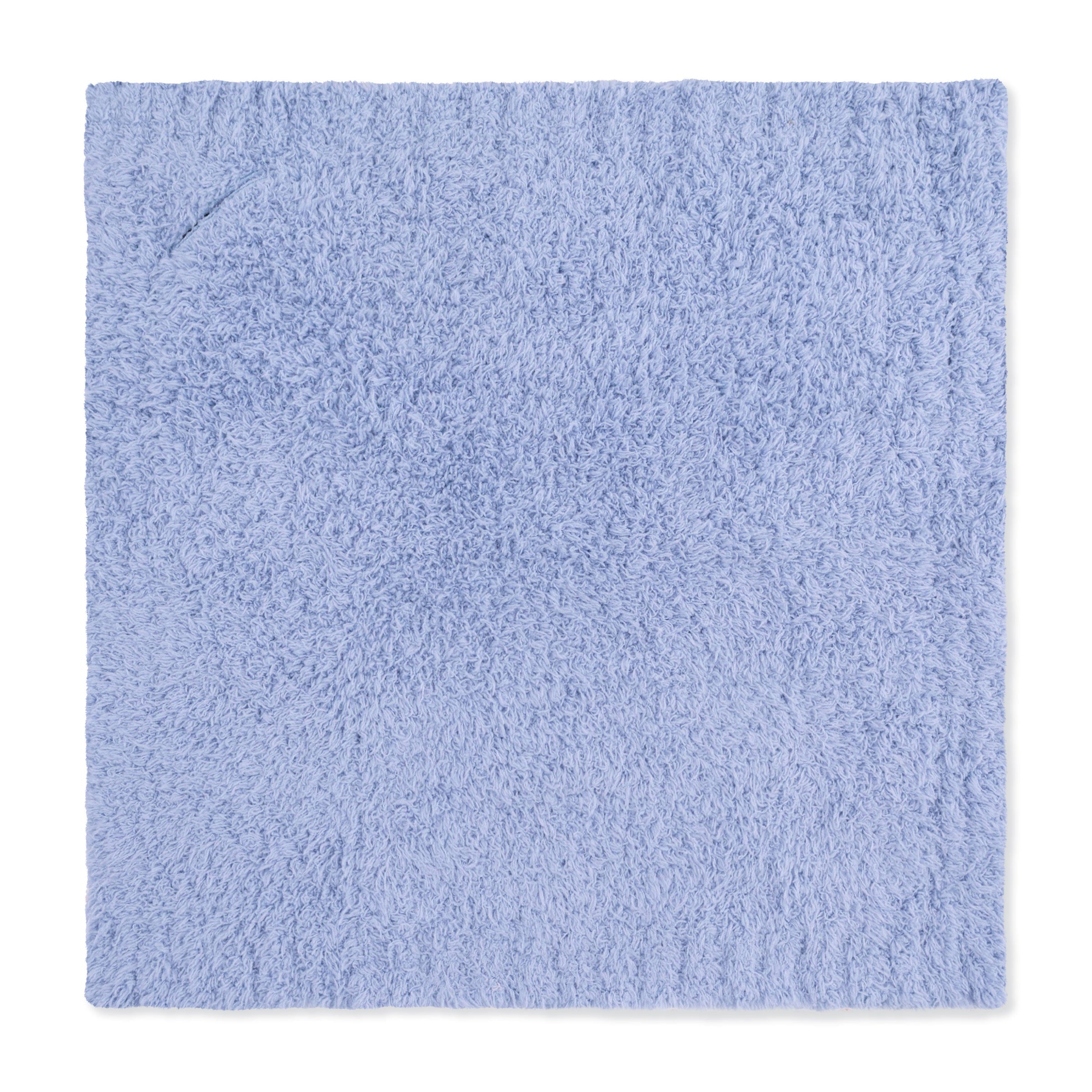 Chenille - Dusty Blue Mini Chenille Pacifier Holder Blanket