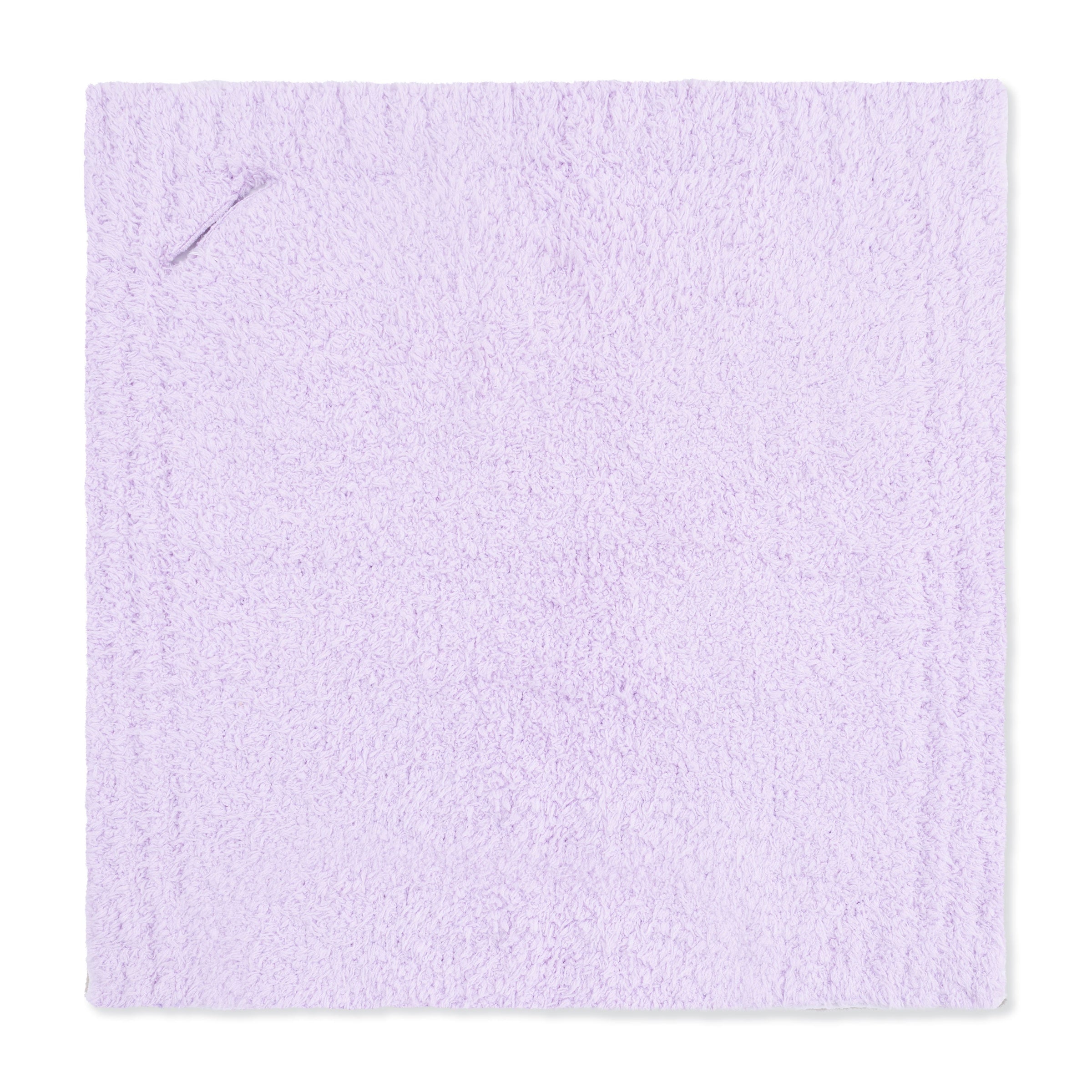 Chenille - Lavender Mini Chenille Pacifier Holder Blanket