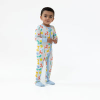 Balloon Animals - Blue - Convertible Romper