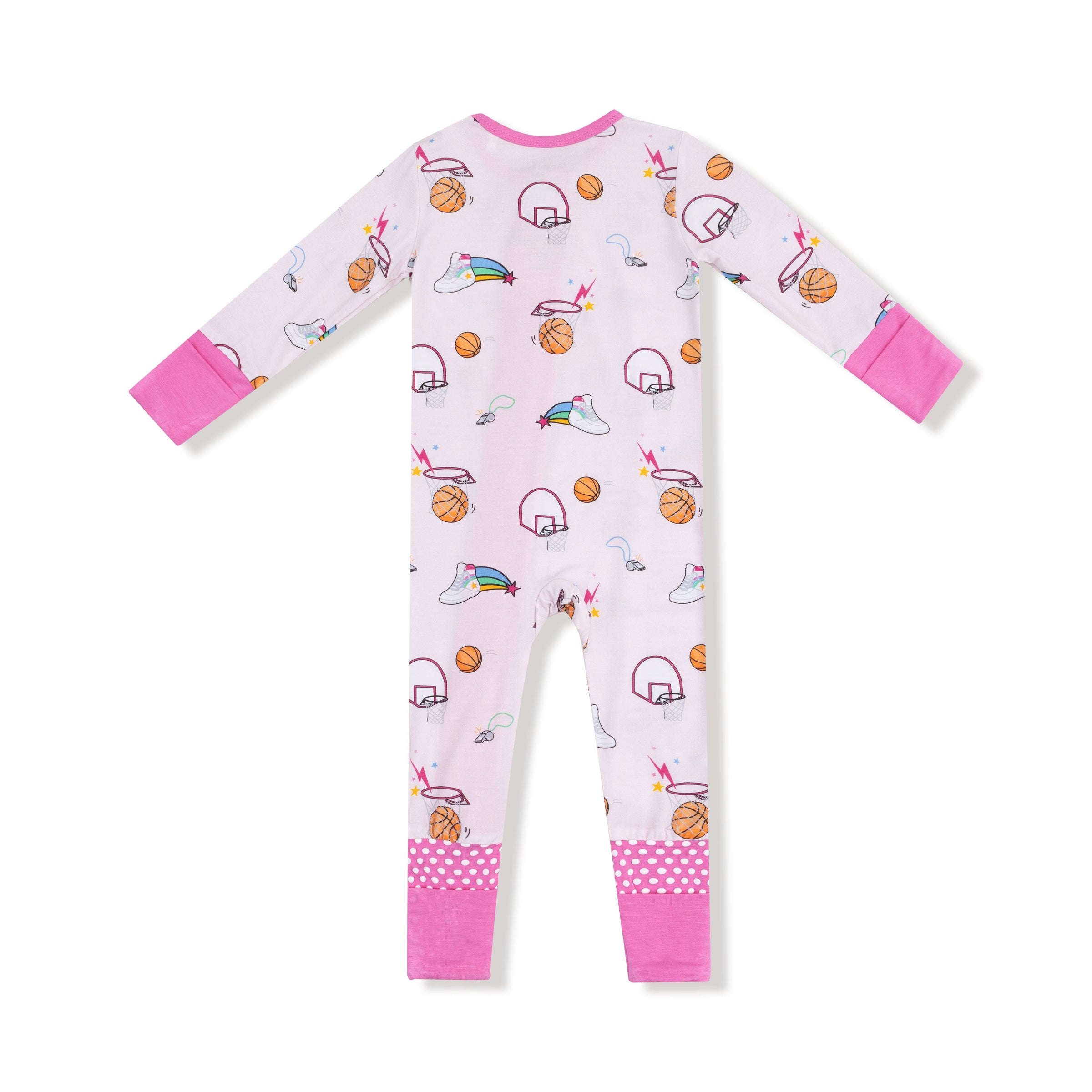 Basketball Pink - Convertible Romper