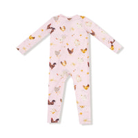 Collector Chickens - Pink - Convertible Romper