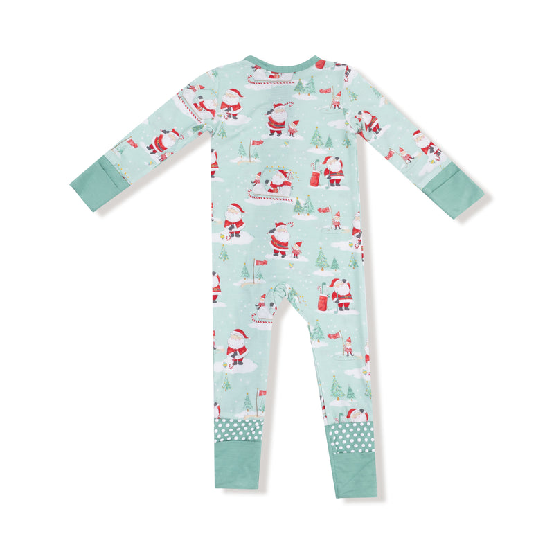 Golfing Santa and Elves - Convertible Romper