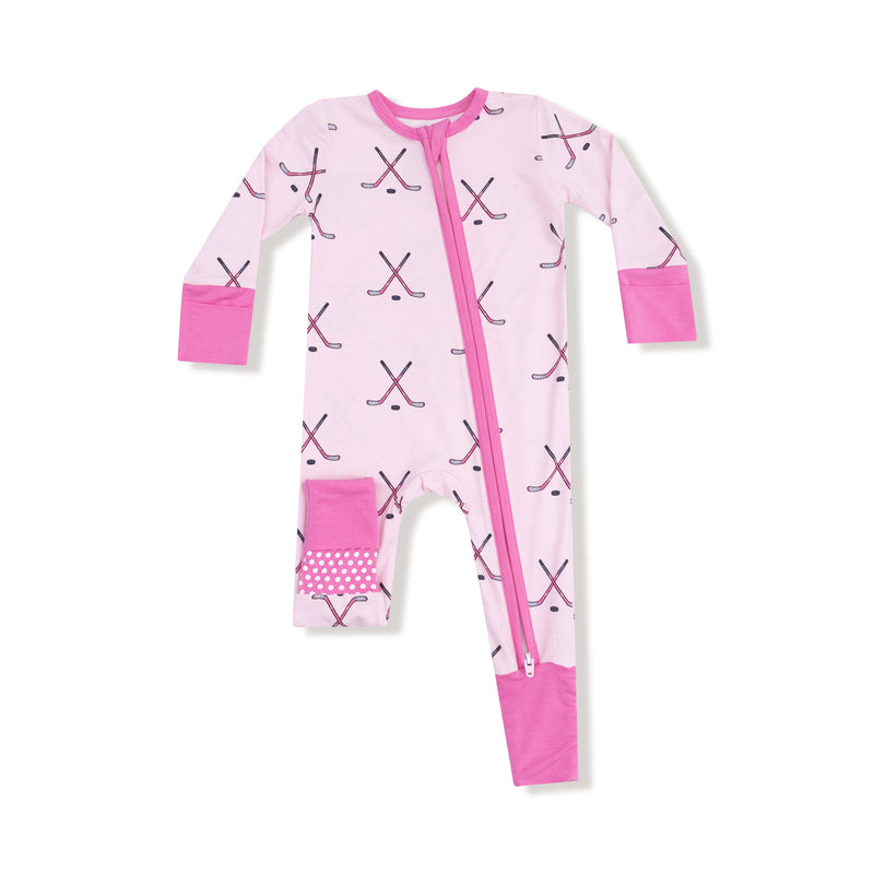 Hockey - Pink - Convertible Romper