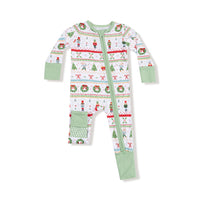 Nutcracker Fair Isle - Convertible Romper