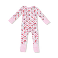 Rose Bow Lattice - Convertible Romper