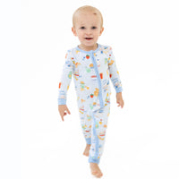 Breakfast Club Blue - Convertible Romper