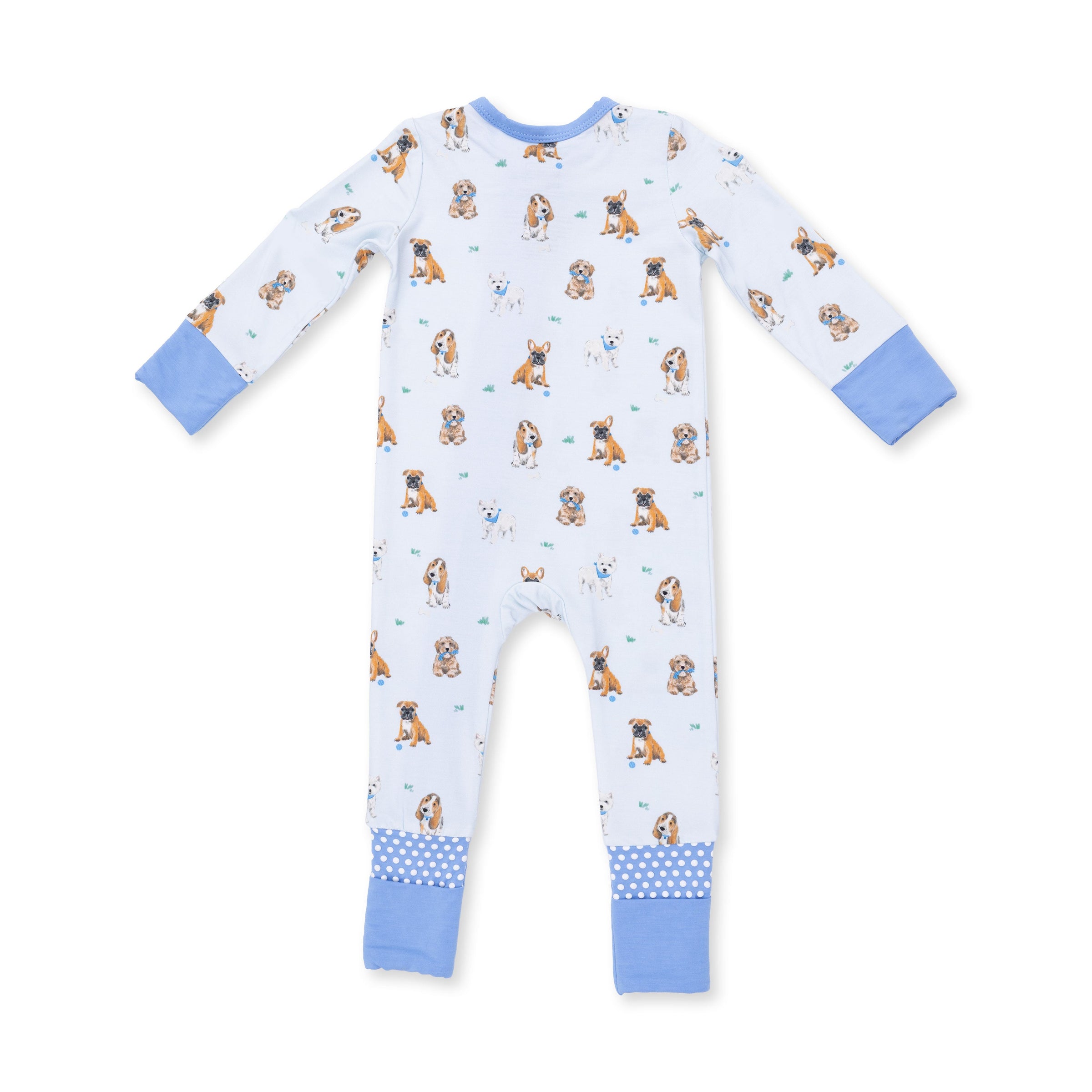 Bestie Dogs Blue - Convertible Romper
