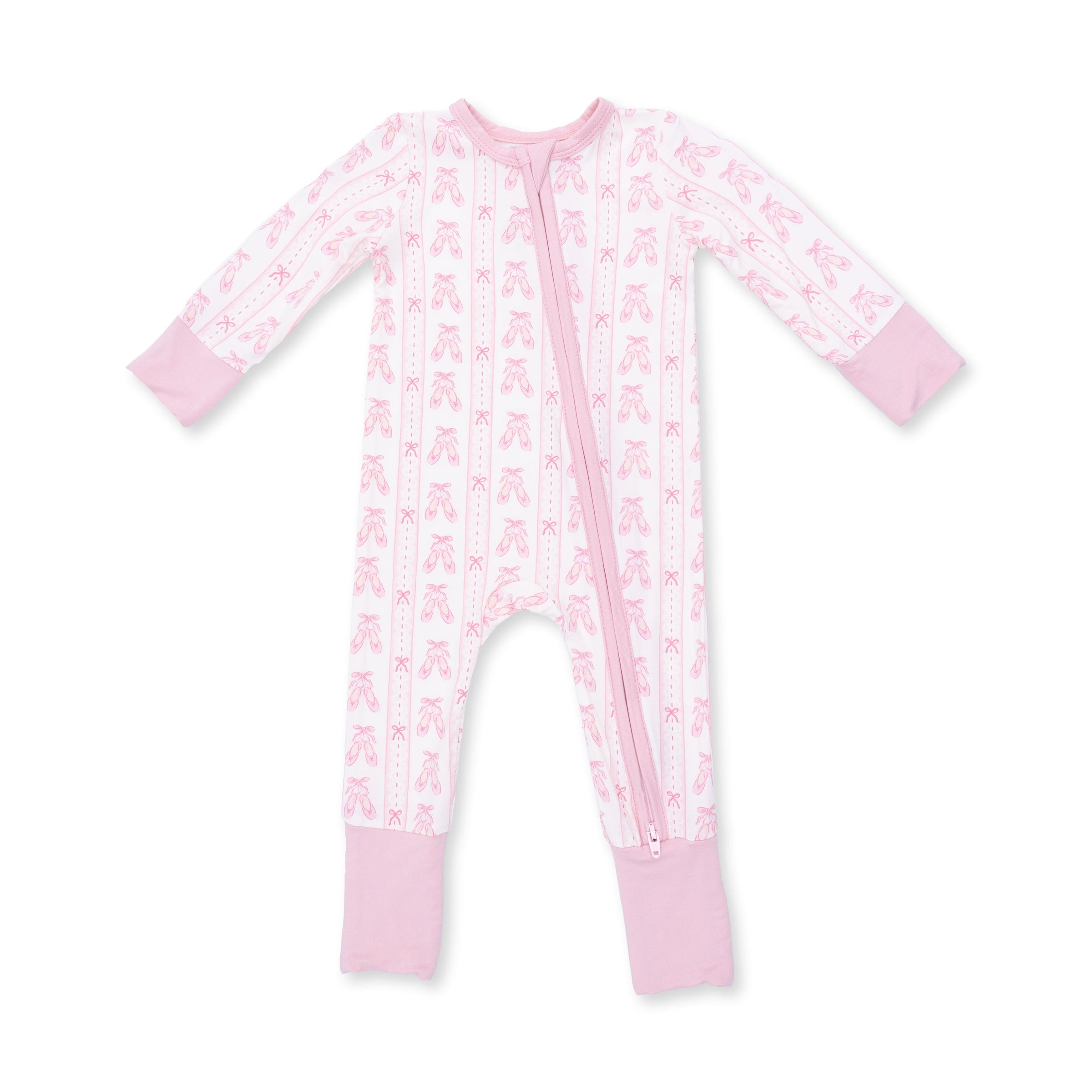 Ballet Shoes Ribbon Stripe - Convertible Romper