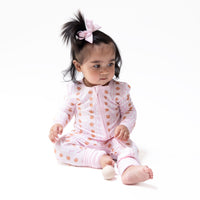 Football Bow Stripe - Convertible Romper
