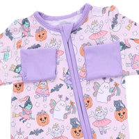 Halloween Monster Dress Up Pink - Convertible Romper