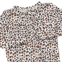 Leopard Rib - Convertible Romper