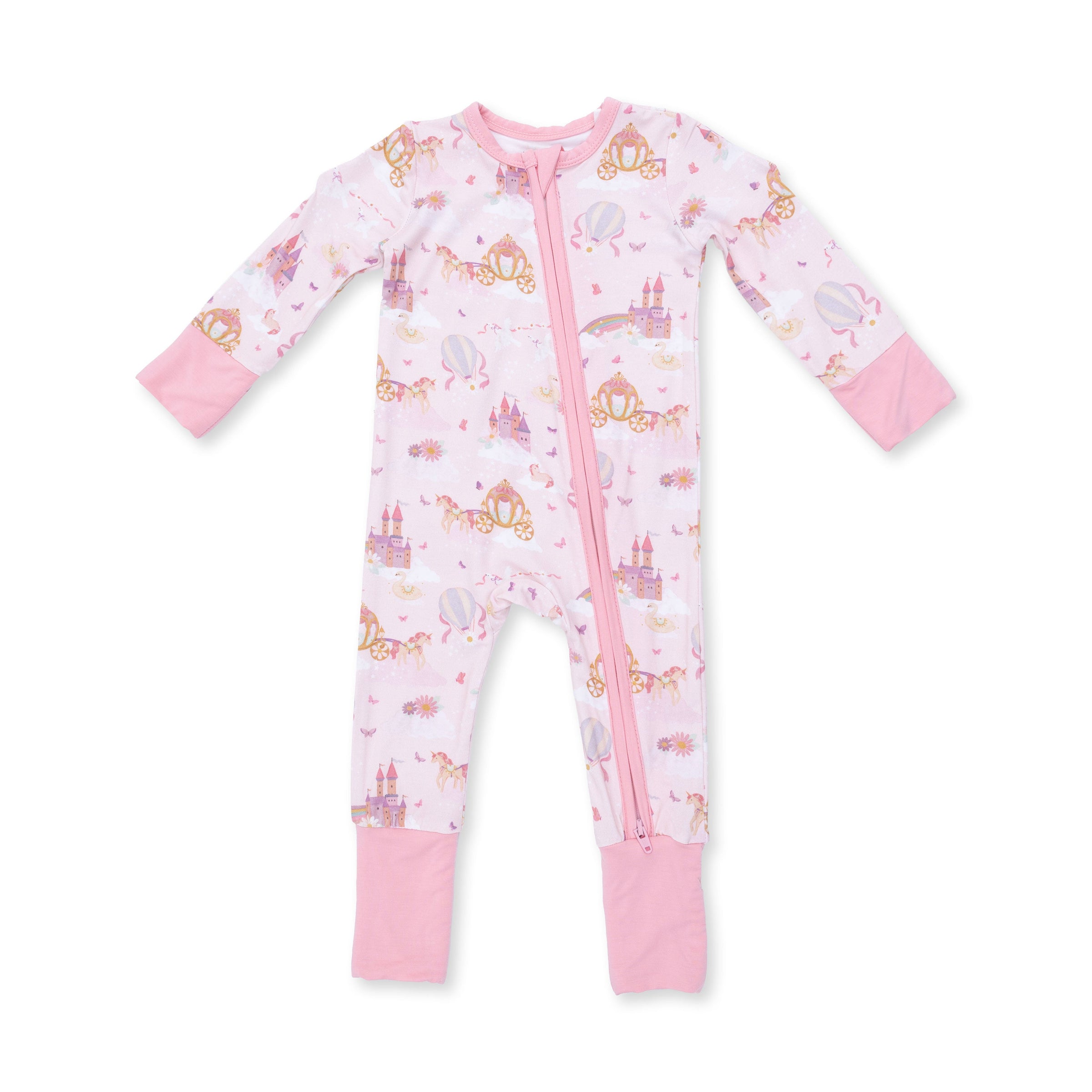 Princess Unicorns and Castle - Convertible Romper