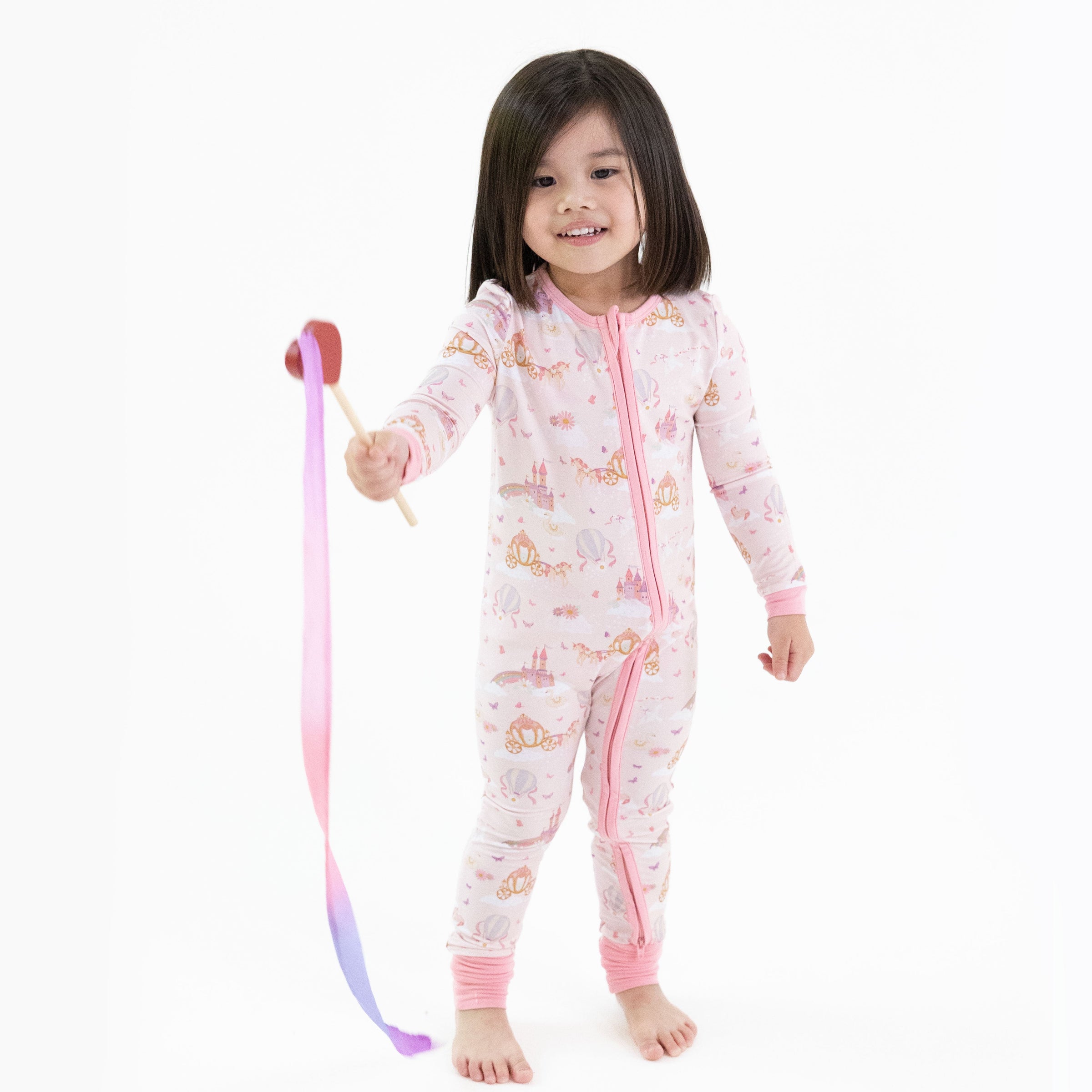 Princess Unicorns and Castle - Convertible Romper