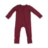 Solid Oxblood Red - Convertible Romper