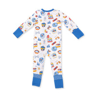 Vintage Ski Patches - Convertible Romper
