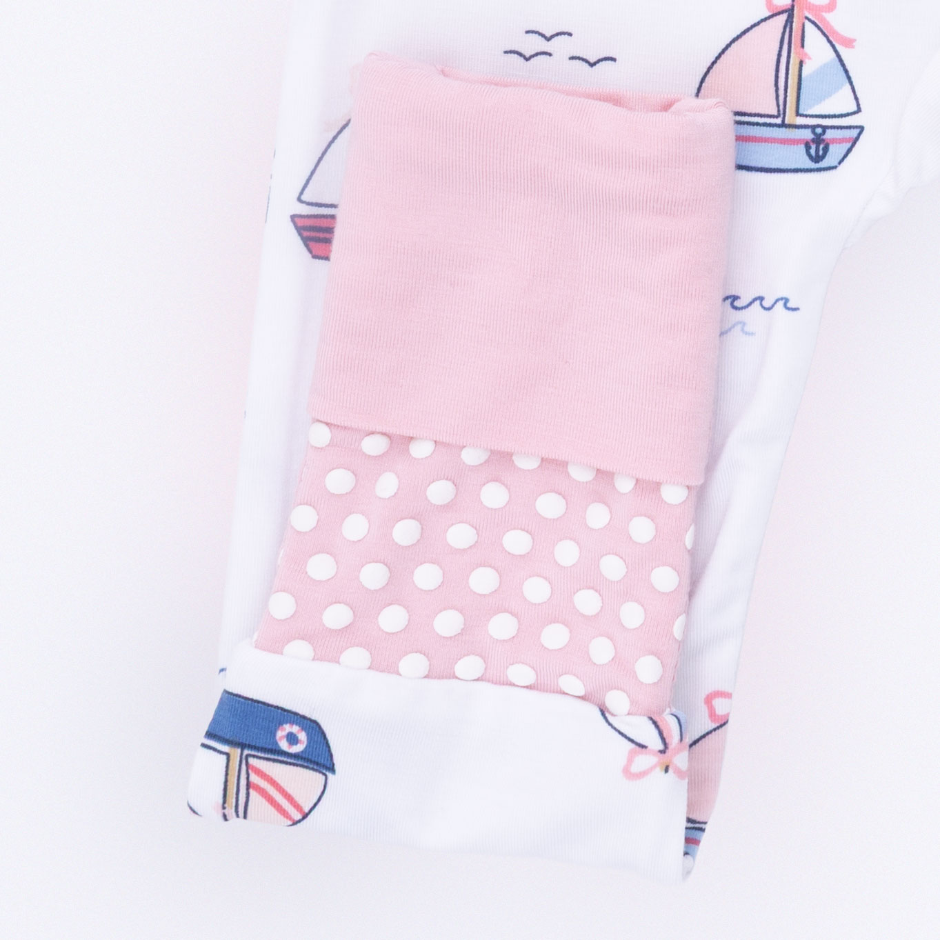 Bubbly Sailboats Pink - Convertible Romper