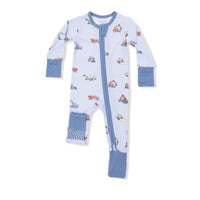 Construction Vehicles - Convertible Romper