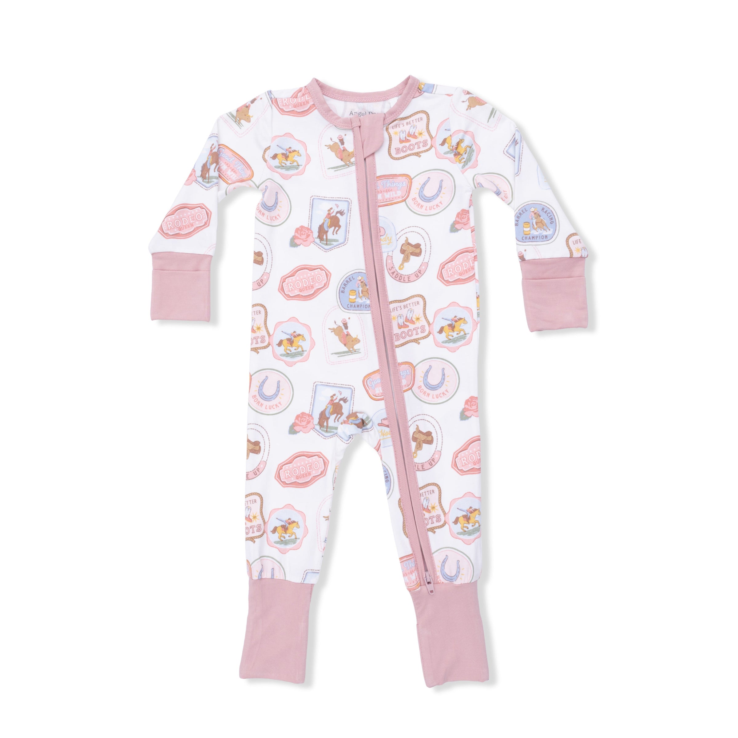 Rodeo Patches Pink - Convertible Romper