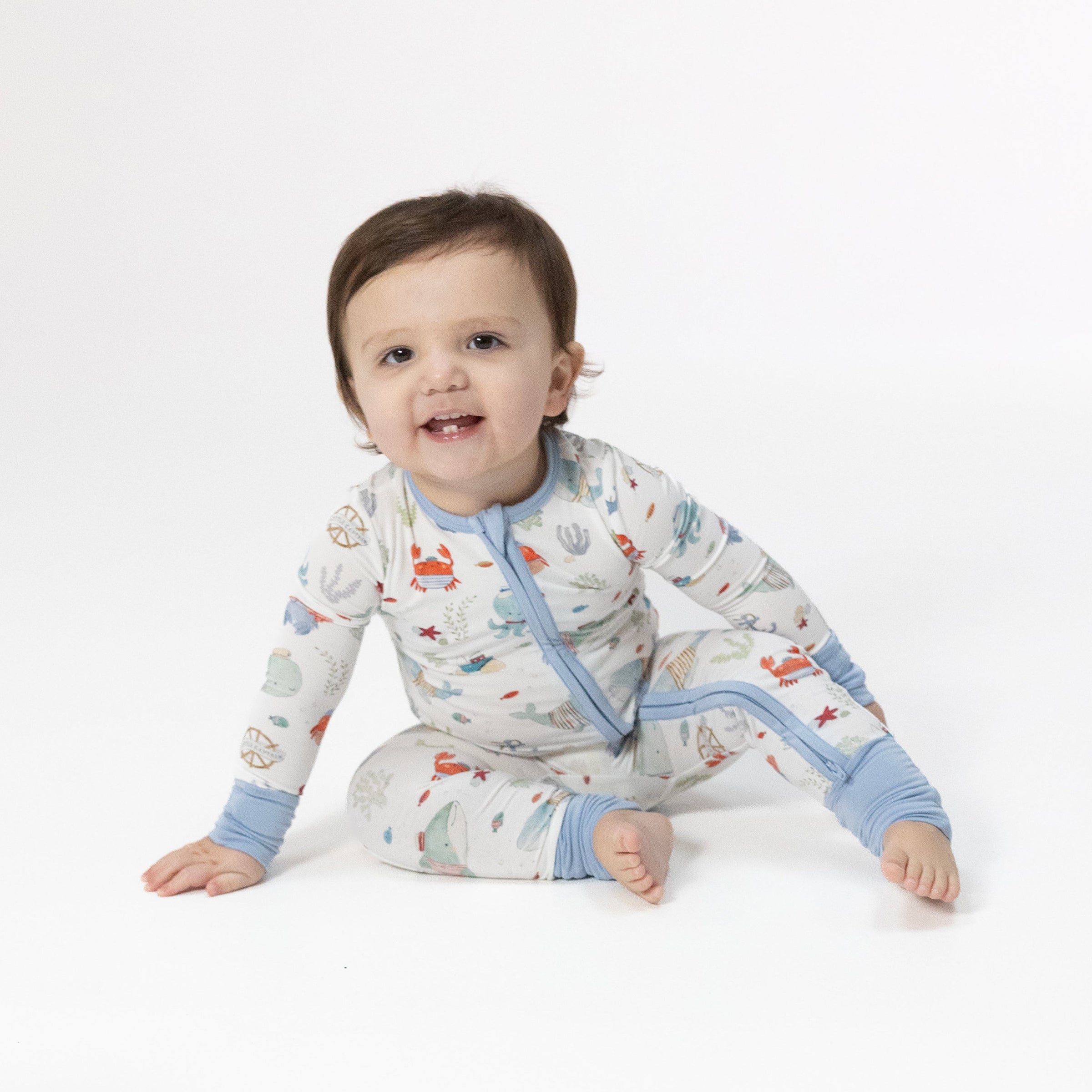 Sailor Sea Creatures - Convertible Romper