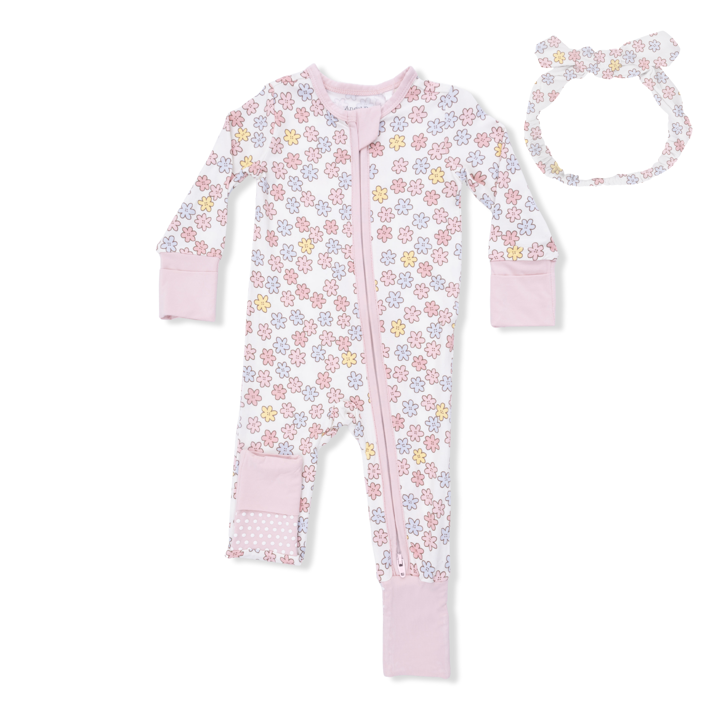 Sarah Floral - Convertible Romper & Headband