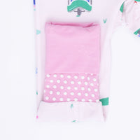 Vintage Golf Carts Pink - Convertible Romper