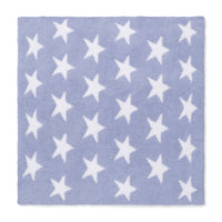 Chenille - Dusty Blue Star Blanket